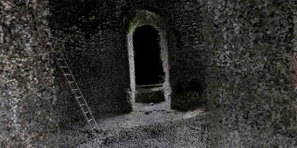 Relevé numérique de l’intérieur de la Tour Barral