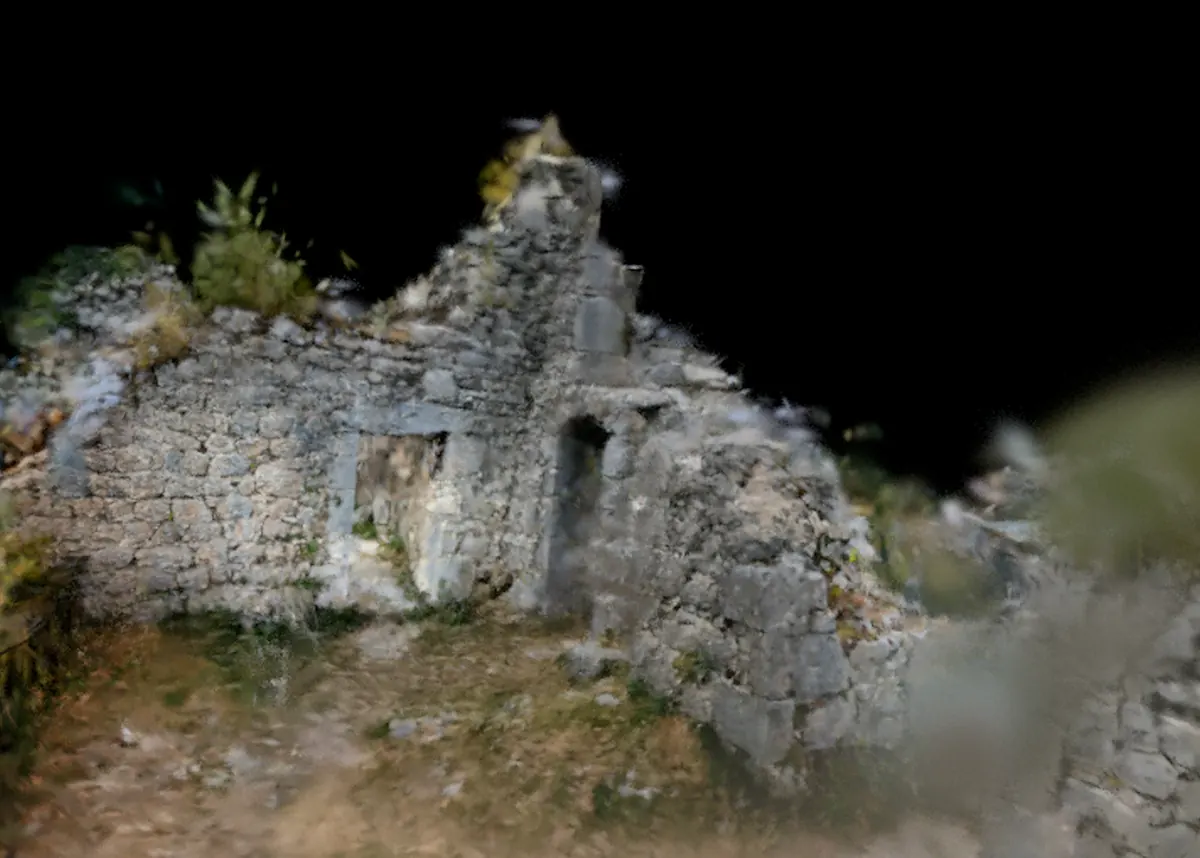 Relevé numérique de ruines en pierre